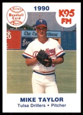 1990 Tulsa Drillers Mike Taylor Tulsa Drillers #24