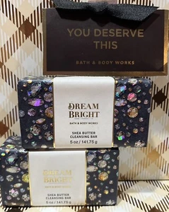 X2 Lot DREAM BRIGHT Bath & Body Works Bar Shea Butter Cleansing Scented Soap - Picture 1 of 3