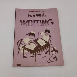 Vintage 1954 Whitman Help Yourself Series Fun w/ Writing School Handwriting USED - Picture 1 of 13