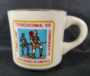 1976 BSA Crossroads of America Summer Camp Mug Cup Boy Scouts Bicentennial ** - Picture 1 of 6
