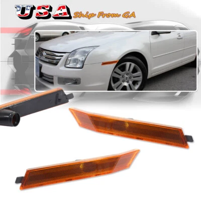 Juego de luces de señalización laterales ámbar para Ford Fusion Mercury Milan 06-09 Foto 1 de 4