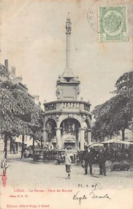 Belgique - LIÈGE - Le Perron - Place du Marché - Ed. Albert Sugg Série 28 N. 35 - Bild 1 von 2