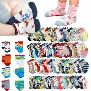 12Pair Cute Baby Girl Toddler Ankle Socks Mixed Designs Crew Infant Children Lot - Picture 1 of 17