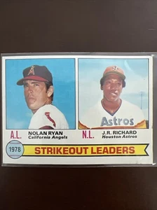 1979 Topps - Líderes de la Liga #6 Nolan Ryan, J.R. Richard - Imagen 1 de 6