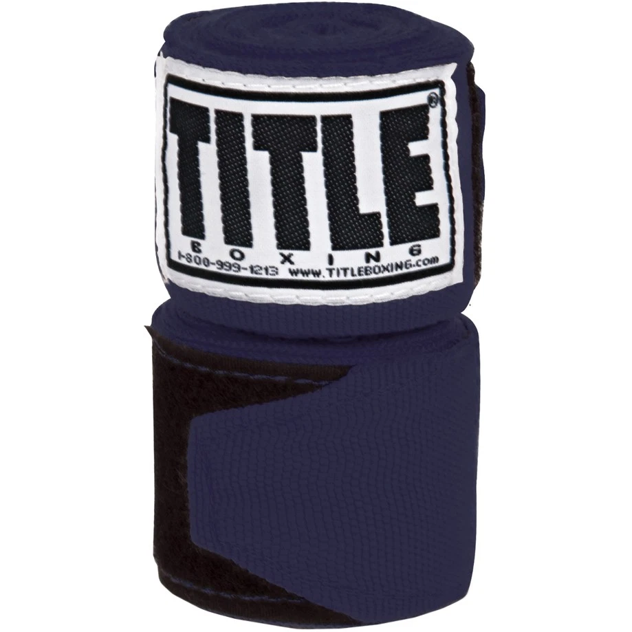 Envolturas mexicanas semielásticas Title Boxing 180" - azul marino Foto 1 de 1