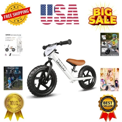 Bicicleta de Equilibrio para Niños Pequeños 2 Viejos, Edad 24 a 5 Viejos, Bicicleta de Empuje de 12 Pulgadas con Cus... Foto 1 de 4