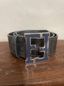 Fendi Zucca Print FF Buckle Belt - Picture 1 of 6