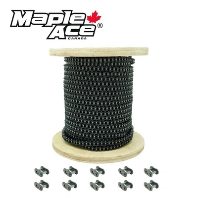 #25 Roller Chain 100 Feet plus 10 Connecting Links - Image 1 of 2