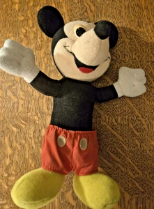 Vintage Playskool Disney Plüsch Mickey Mouse Puppe 9 Zoll - Bild 1 von 3