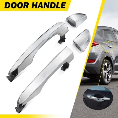 2X Manija de puerta exterior para Hyundai Tucson 2016 2017 2018-2021 trasera izquierda+derecha K Foto 1 de 4