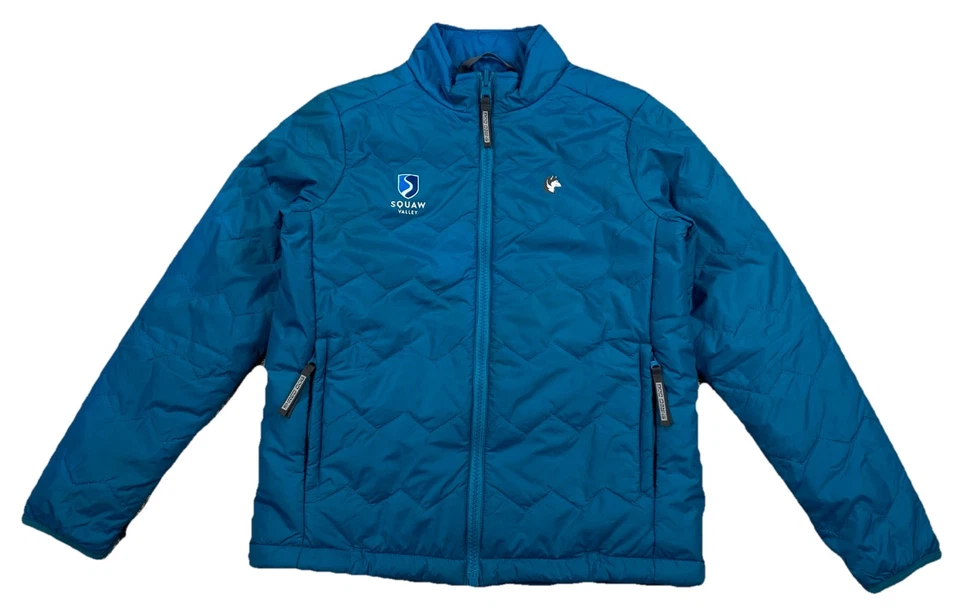 Chaqueta Shred Dog Thinsulate Cremallera Completa Azul Mangas Ajustables Niños Talla 8 Foto 1 de 4