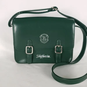 Harry Potter Slytherin Miniso Preppy Bandolera Cartera Imitación Cuero Bolso de Mano - Imagen 1 de 14