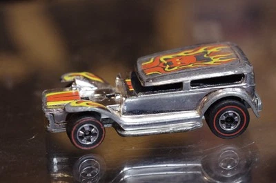 Mattel Hot Wheels 1969 Redline Prowler Super Cromo Falta Motor Hong Kong Foto 1 de 4