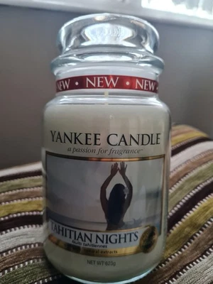 YANKEE CANDLE Large Tahitian Nights 2017 Pour 623g 22oz 110-150hr Burn New/Unlit - Image 1 of 4