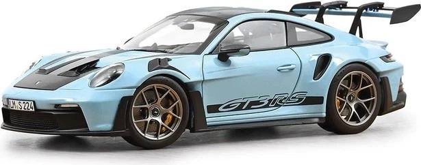 1/18 Porsche 911 992 GT3 RS 2022 Weissach Package Gulf Blue Model Norev 187367