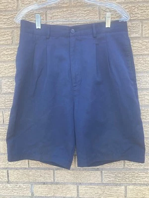 HOMBRE ADIVINA 30 PULGADAS AZUL VESTIDO SHORTS PLISADO Foto 1 de 4