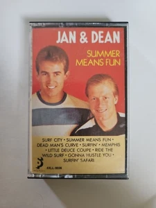 Jan and Dean "Summer Means Fun" Cassette Tape Vintage Jan And Dean Cassette - Picture 1 of 4