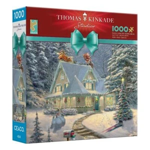 Rompecabezas Ceaco; Entrega a medianoche por Thomas Kinkade; 1000 piezas; 3328-51 - Imagen 1 de 2