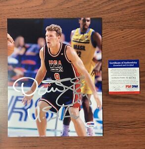 Dan Majerle Team USA Phoenix Suns Signed Photo 8x10 PSA/DNA COA Autographed