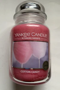 Yankee Candle ALGODÓN DE AZÚCAR 22 OZ. FRASCO GRANDE FAVORITO DE RETORNO DIFÍCIL DE ENCONTRAR - Imagen 1 de 3