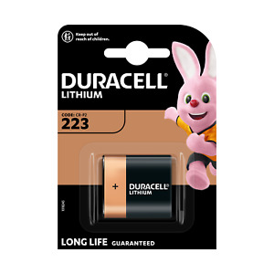 Duracell Ultra 223 CR-P2 6V 1400 mAh Photo Lithium Batterie 1er Blister