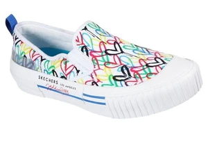 Skechers Street Womens James Goldcrown Lovewall Heart Slip On Sneakers Size 6 - Picture 1 of 5