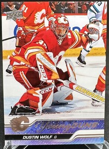 Dustin Wolf 2023-24 Upper Deck Series 1 Young Guns #210