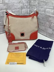 Bolso de Hombro y Muñequera Hobo Tomate Dooney & Bourke Nuevo con Etiquetas Raro Difícil de Encontrar - Imagen 1 de 18