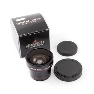 DIGITAL KING  ULTRA SUPER WIDE CONVERSION LENS 0.25X W/MACRO 52mm made in japan - Image 1 of 4