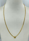 New 24K Solid Yellow Gold Cuban Link Necklace Chain 20" 8.6 Grams 9999