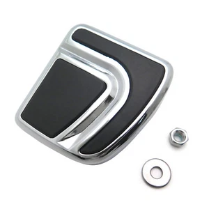 Chrome Small Airflow Brake Pedal Pad Harley Springer Softail Springer Softail - Picture 1 of 6