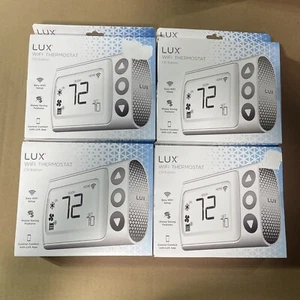 4 LUX CS1 Wifi Digital Thermostat White Model CS1-WH1-B04 - NEW & FACTORY SEALED - Picture 1 of 6
