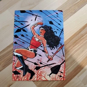 WONDER WOMAN Vol 4 #1 mini poster DC Comics New 52 artist - Picture 1 of 1