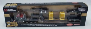 HWC Peterbilt Model 379 w/ Fontaine Lowboy & Wire Spools Load By DCP 1/64 Scale - Picture 1 of 11