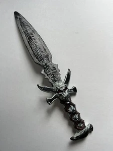 Halloween Costume Prop Heavy Plastic 17.5” Skull Dagger Sword - Picture 1 of 5