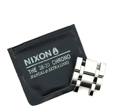 Nuevo 2 Eslabones para Reloj Hombre Nixon A404-1874 The 38-20Chrono Foto 1 de 2
