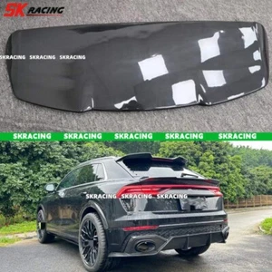 Bodykit Real Carbon Fiber Rear Trunk Spoiler Roof Wing For 2020-2024 Audi RSQ8 - Picture 1 of 10