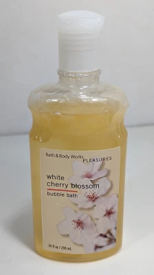 Bath & Body Works Pleasures White Cherry Blossom Bubble Bath 10 fl oz - Image 1 of 3