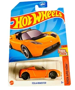 2023 Hot Wheels Tesla Roadster 217/250 Orange - Picture 1 of 6