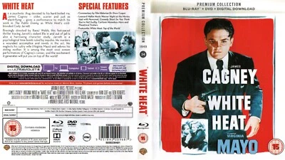 White Heat, 1949, Blu-ray & DVD in excellent condition, 2017 release, free P&P. - Image 1 of 2