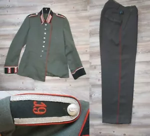 Wehrmacht Uniform Parade Waffenrock mit dazugehöriger Hose / Uffz. Art. Rgt. 19 - Bild 1 von 24