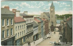 SHIPQUAY STREET, LONDONDERRY - Co Londonderry Postcard - Picture 1 of 2