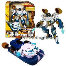 Year 2009 Transformers Hunts for the Decepticons Voyager 7" Figure - SEA SPRAY