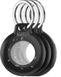 Belkin Waterproof AirTag Secure Holder with Key Ring 3-Pcs Scratch-Resistant New - Photo 1/4