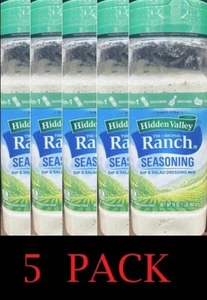 Hidden Valley Ranch Das Original Salatdressing Dip und Gewürzmix 16 Unzen 5er-Pack - Bild 1 von 5