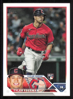 2023 Topps #462 Tyler Freeman RC - Image 1 of 2
