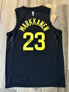 Lauri Markkanen Signed Utah Jazz Jersey Arizona Wildcats Bulls NBA JSA COA - Picture 1 of 6