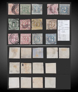 1859 TO 1865 THURN AND TAXIS NORTHERN & SOUTHERN DISTRICT LOT USED - Picture 1 of 1