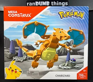 Mega Construx Building Figure - Charizard - Pokemon - 198pc - DYR77 -Ships fr NJ - Picture 1 of 6