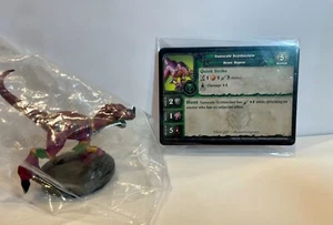 WoW Miniatures Sunscale Scytheclaw +Cards - Core Set Epic Figure - New - Picture 1 of 4